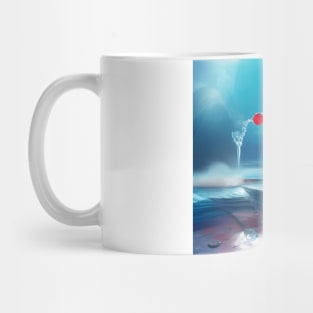 Blue red sea Mug